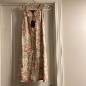 Women’s Tommy Bahama, Medium, 100% Linen Dress, beige, peach